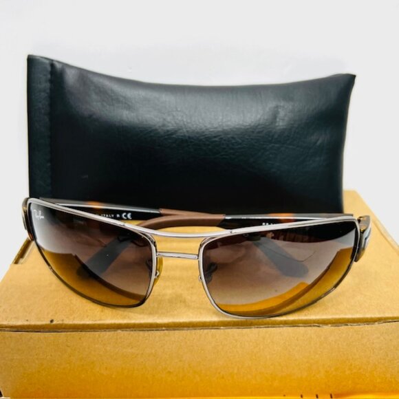 2 Pairs of Ray Ban Sunglasses, 1 x Men's Brown, 1 x Ladie Black  RB 2140 (#9) - Picture 9 of 12